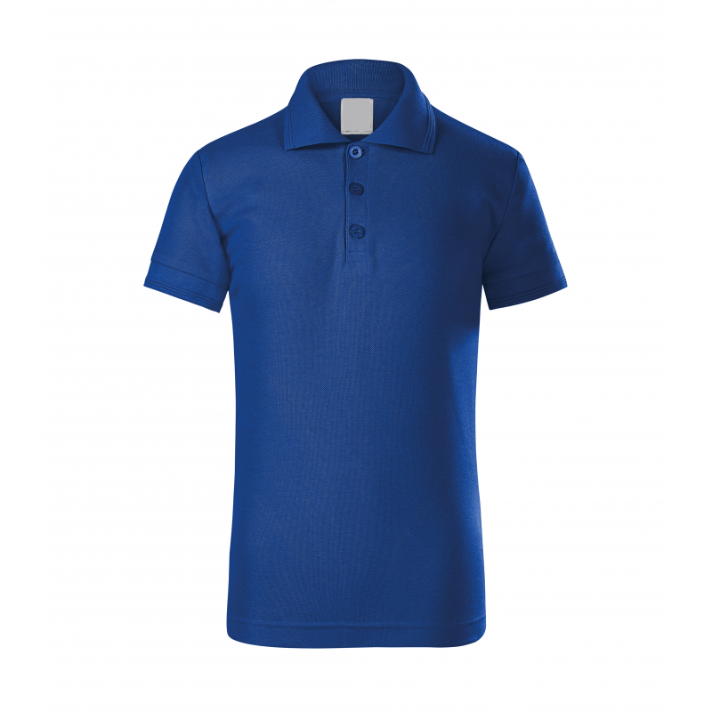 Pieguļoša piegriezuma zils polo krekls, Slim fit