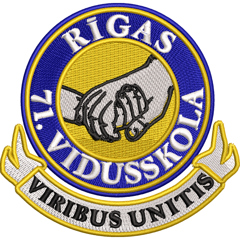 Rīgas 71.vsk. emblēma